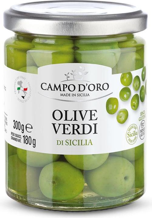 Campo D'Oro Olive verdi di Sicilia 300g (300 g)