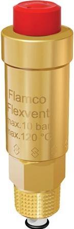 Actual product image Flamco FleXvent air vent 1/2 straight - Incl.