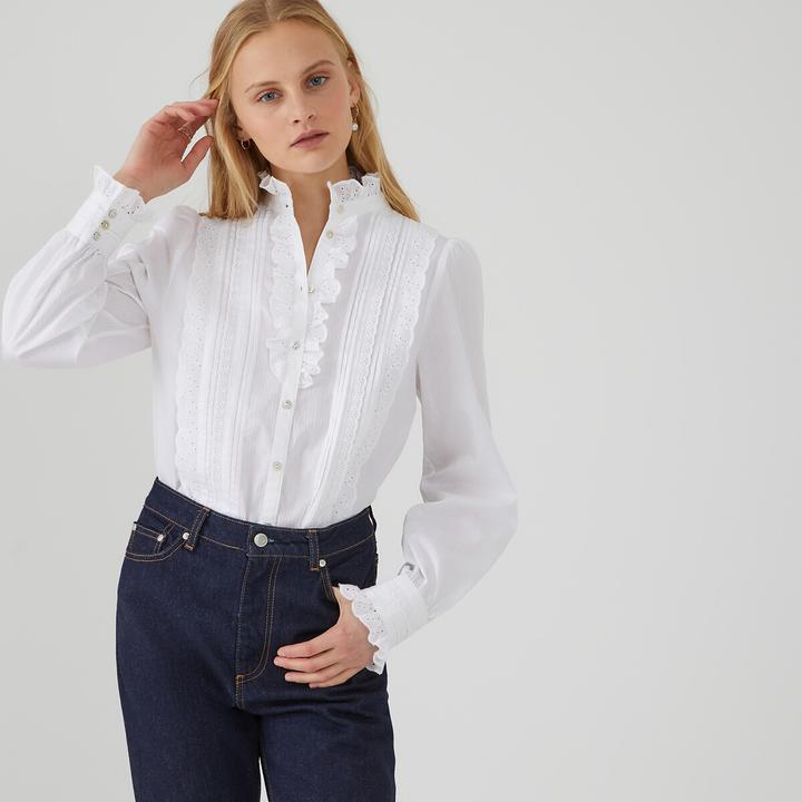 Produktbild La Redoute Collections Bluse Signature im viktorianischen Stil (42)