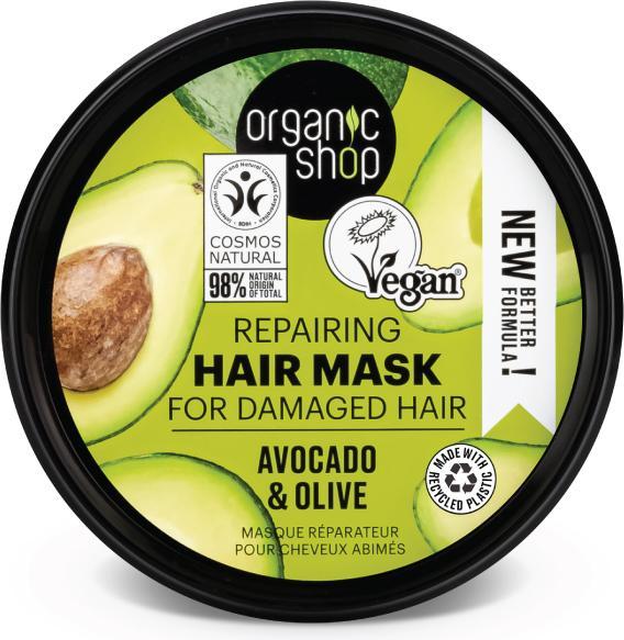 Immagine prodotto Organic Shop Maschera per capelli al miele e avocado, 250 ml (250 ml)