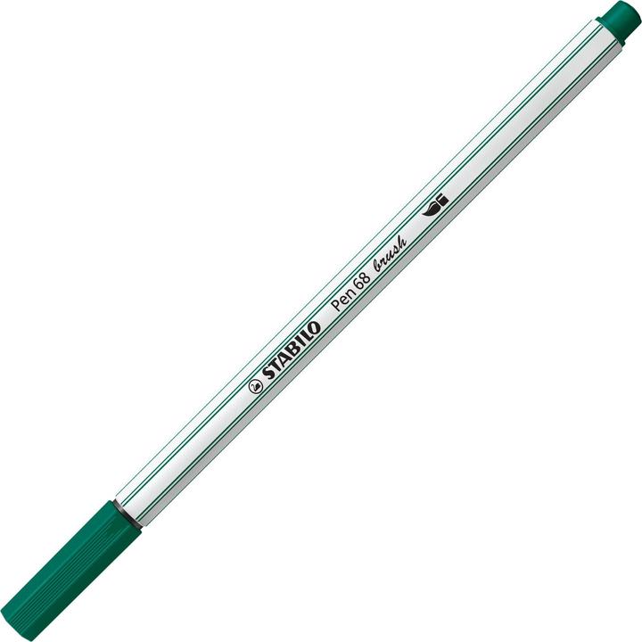 Image du produit STABILO Pen 68 Brush 53 - Turquoise Groen (Vert, Vert turquoise, 1 x)