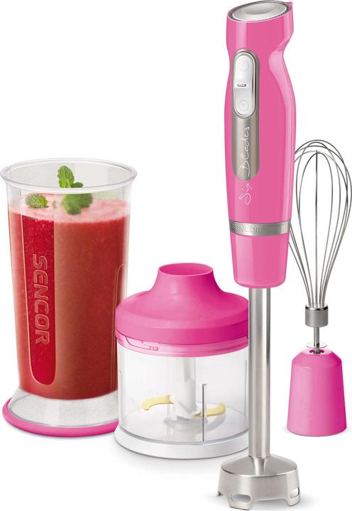 Produktbild Sencor SHB 4468RS-EUE3 Mixer 0,7 L Stabmixer 1000 W Rosa, Edelstahl