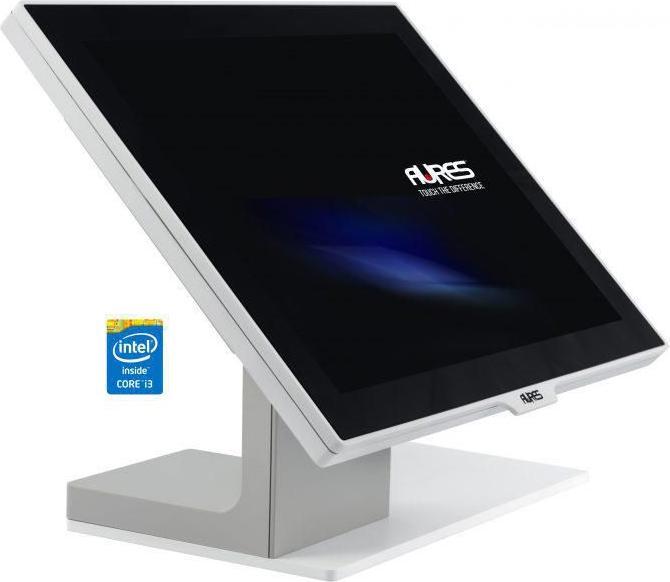 Actual product image Aures Yuno i3, PCAP, White, WIN10