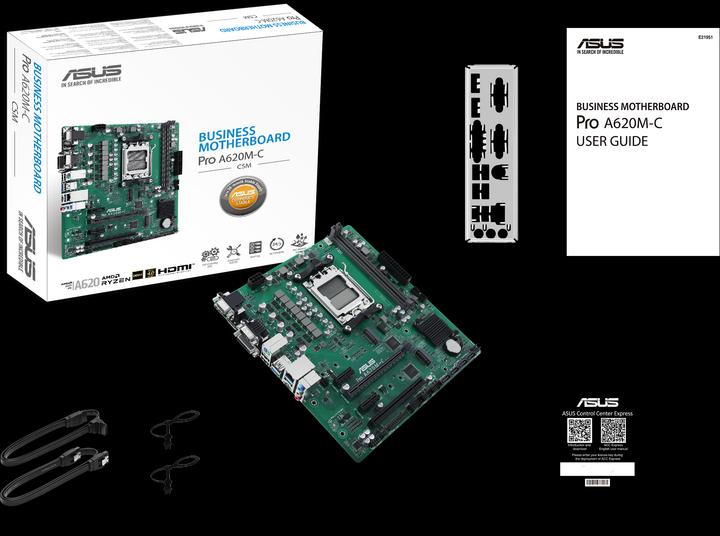 Produktbild ASUS PRO A620M-C-CSM (AM5, AMD A620, mATX)