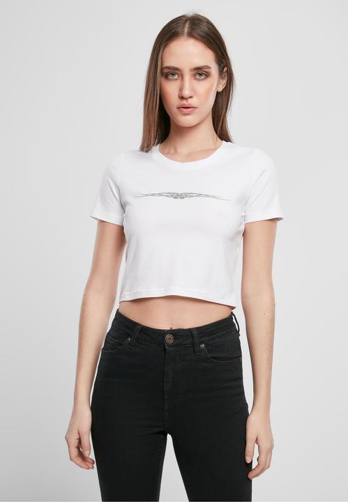 Actual product image Merchcode Ladies Tribal Cropped Tee (XS)