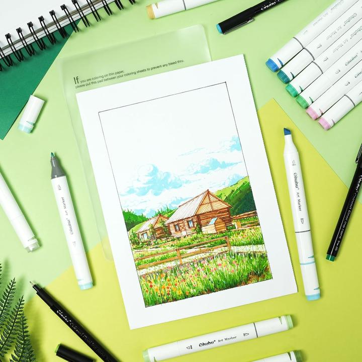 Produktbild Ohuhu Oahu Kunstmarker (Mehrfarbig, 80 x)