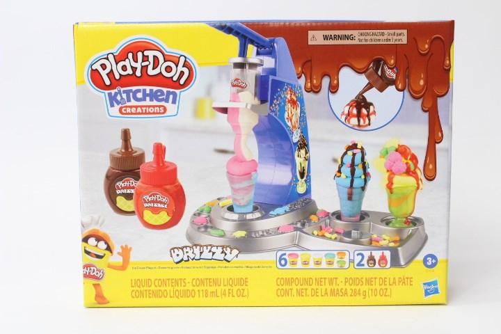 Actual product image Play-Doh Drizzy ice cream machine with toppings