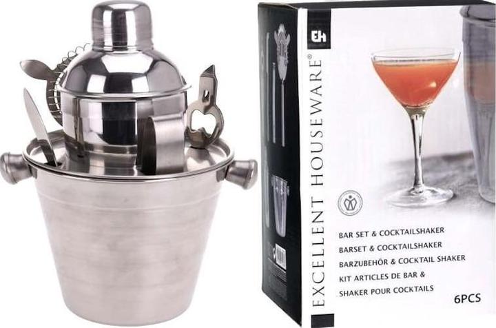 Produktbild Excellent Houseware Barzubehör & Cocktail Shaker, 6-tlg. (Cocktail Set)