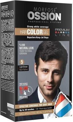 Produktbild Morfose Premium Barber Line Hair Color Gel Light Brown (5) (Light Brown)