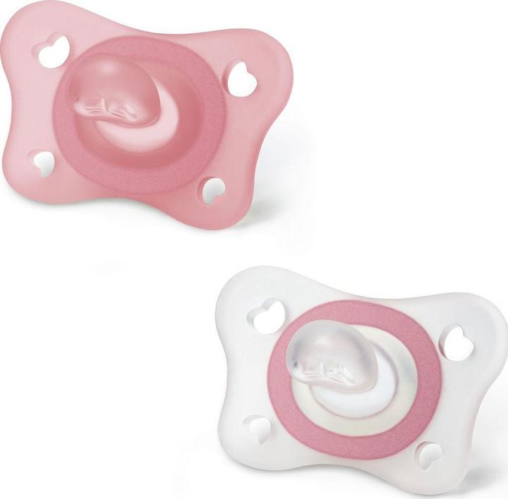 Image du produit Chicco Sucette physiologique PHYSIO FORMA SOFT mini Silikon GIRL 0-2m (2 x, jusqu'à 24 M.)