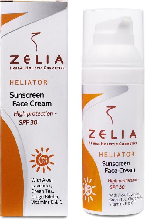Zelia HELIATOR Sunscreen Face Cream SPF 30 (Sonnencreme Gesicht, SPF 30, 50 ml)