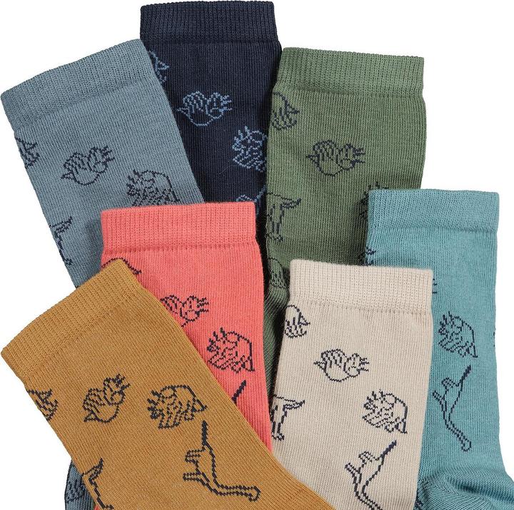 Actual product image La Redoute Collections Dinosaur (pack of 7, 23 - 26)