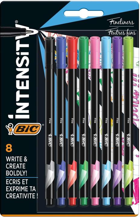 Produktbild Bic Intensity Fine Feinschreiber (Mehrfarbig, 8 x)