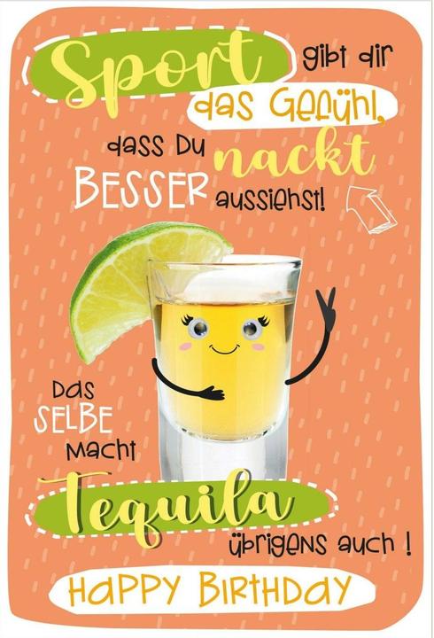 Immagine prodotto Susy Card Biglietto di auguri Schnapps con occhi spiritati 11,5 x 17 cm (1 pz.)