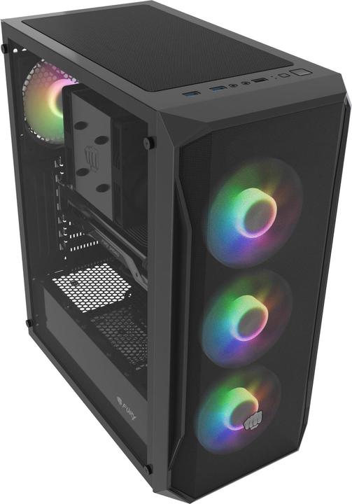 Actual product image Fury Obudowa Shobo SH4F RGB (NFO-2154) (mATX, Mini-ITX, ATX)