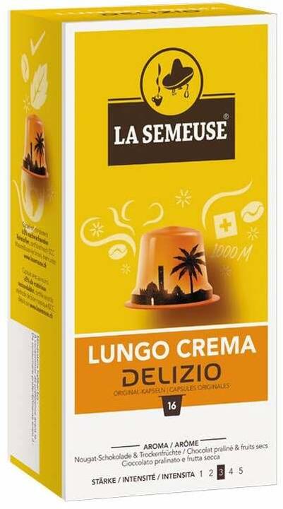 La Semeuse Kaffeekapseln Delizio Lungo Crema 16 Stück (16 x Port.)