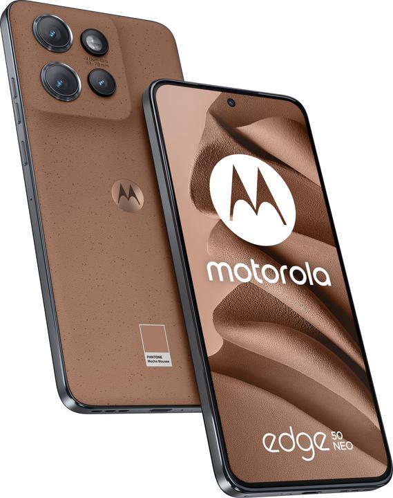 Immagine prodotto Motorola Edge 50 Neo (512 GB, PANTONE Mousse Moka, 6.36", Doppia SIM, 50 Mpx, 5G)