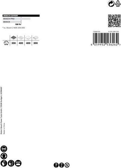 Productafbeelding Bosch Professional Zubehör Expert bouwmateriaal gatzaag, 102 x 60 mm (102 millimeter)