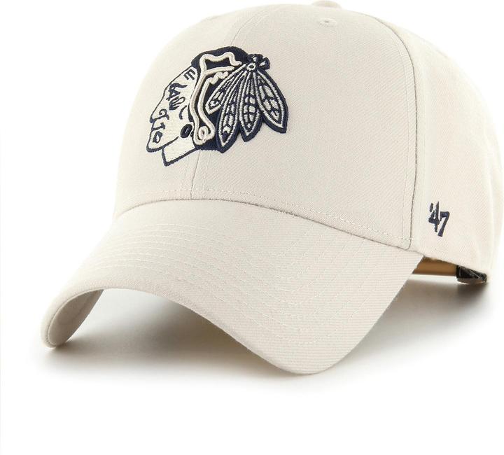 Actual product image 47 Brand Snapback Cap - NHL Chicago Blackhawks Bone Beige (One size)