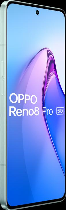 Produktbild OPPO Reno 8 Pro (256 GB, Glazed Green, 6.70", Dual SIM, 50 Mpx, 5G)