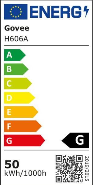 Energie-Label Govee Glide Hexa Ultra (130 lm)
