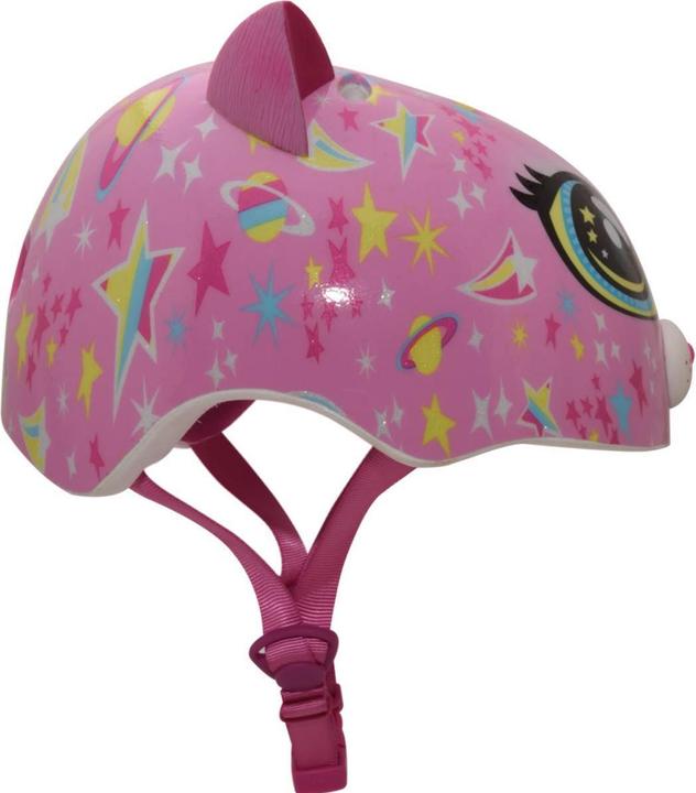 Actual product image C-Preme Junior Kids Helmet C-Remel Astro Cat Pink Roz. XS Toddler FS 3+ (48-52 cm) (new) (52 cm)