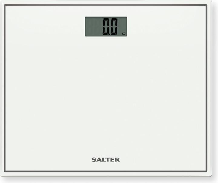 Produktbild Salter 9207 WH3R Compact Glass Electronic Bathroom Scale - Baltas (150 kg)