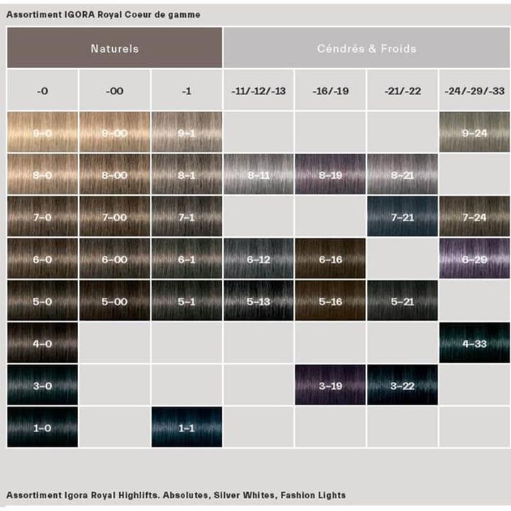 Image du produit Schwarzkopf Professional Igora Royal (E-1 Extrait de cendre)