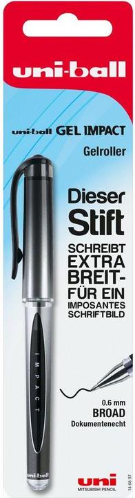 Produktbild Faber-Castell Faber.C.Gelroller UB Gel Impact schwarz BK 146897 (Schwarz, 1 x)