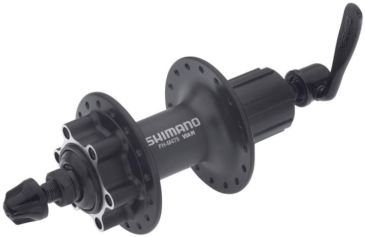 Image du produit Shimano Moyeu arrière DEORE FH-M475 8/9/10/11 vitesses 135 mm 36 trous QR 6 trous (Frein à disque Center lock)