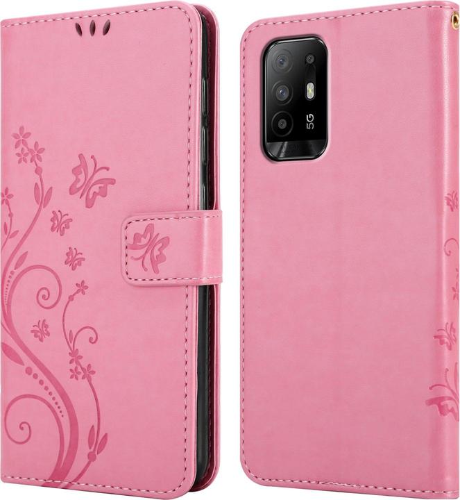 Produktbild Cadorabo Flower Book Hülle (Oppo A94 5G)