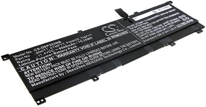 Produktbild NoName Battery for Dell Precision 5530 2-in-1 etc