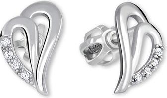 Brilio Heart earrings in white gold 239 001 00738 07