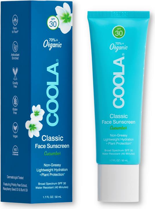 Coola Suncare Classic (Sonnencreme Gesicht, SPF 30, 50 ml, 50 g)