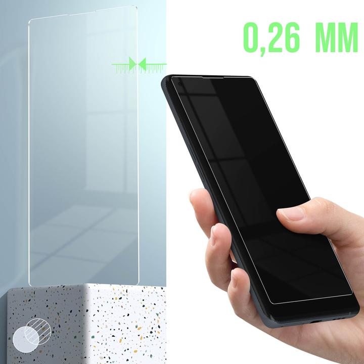 Produktbild Avizar 9H Härtegrad Glas-Displayschutzfolie (1 Stück, Oppo Find X5)