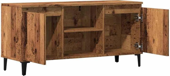 Actual product image VidaXL TV Schrank Lowboard Fernsehschrank Fernsehtisch TV Möbel Altholz-Optik (102 x 35 x 50 cm)