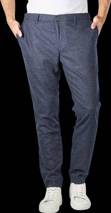 Alberto Rob Mini Oxford Pant Slim Fit Navy