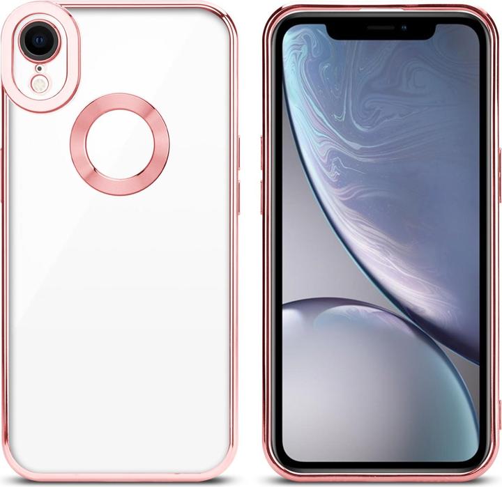 Actual product image Cadorabo TPU Chrome case with camera protection for Apple iPhone XR (Apple iPhone XR)