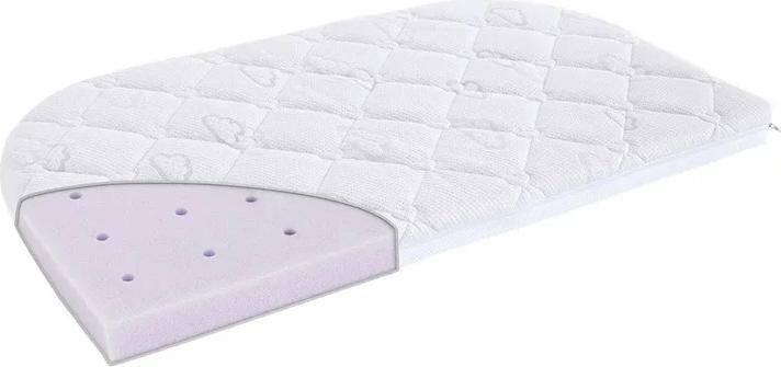 Image du produit Träumeland Traeumeland Matelas pour bébé Lit d'appoint Brise Light XXL 57,5 x 105 x 6 2 coins arrondis