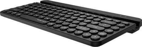 Actual product image A4Tech Wireless Keyboard FSTYLER FBK30 Black 2.4GHz+BT (Silent) (Eng. Int., Wireless)