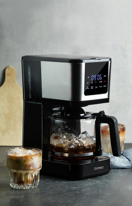 Actual product image Domo CAFETIÈRE DO733K 1,25L 10 CUPS MUG 400ML COMMANDES TACTILES/ÉCRAN LED FILTRE PERMANENT