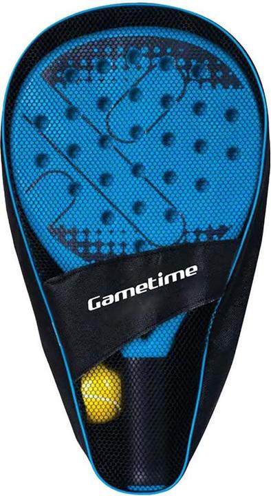 Gametime Padel-Set mit 2 Schlägern und Ball in Aufbewahrungstasche, 3-tlg.