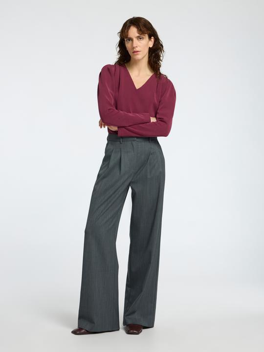 Produktbild Selected Femme Drapiertes Top mit V-Ausschnitt (S)