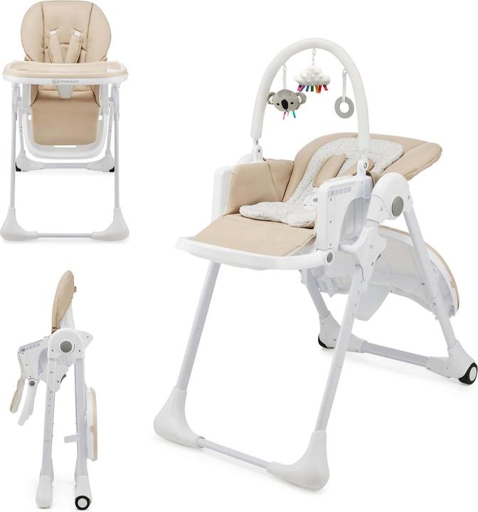 Produktbild KinderKraft high chair TUMMIE BEIGE (Hochstuhl)