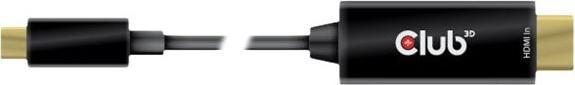 Produktbild Club 3D HDMI (Typ A) — USB Typ C (1.80 m, HDMI, USB Typ C)
