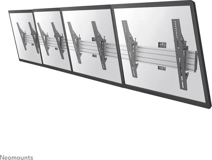 Produktbild Neomounts PRO NMPRO-WMB4 - Klammer - für 4 LCD-Anzeigen - Schwarz - Bildschirmgr (Wand, 55", 30 kg)