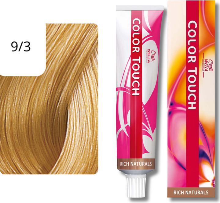 Image du produit Wella Color Touch Rich Naturals (9/3 blond clair or blond clair)