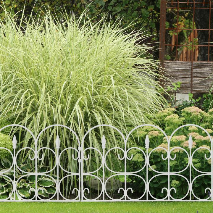 Actual product image Relaxdays Flowerbed Fence, Set (66 cm)