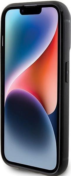 Image du produit Karl Lagerfeld KLHCP15XHDSPLK iPhone 15 Pro Max 6.7" czarny/black hardcase Rhinestone Logo Metal Pla (Apple iPhone 15 Pro Max)