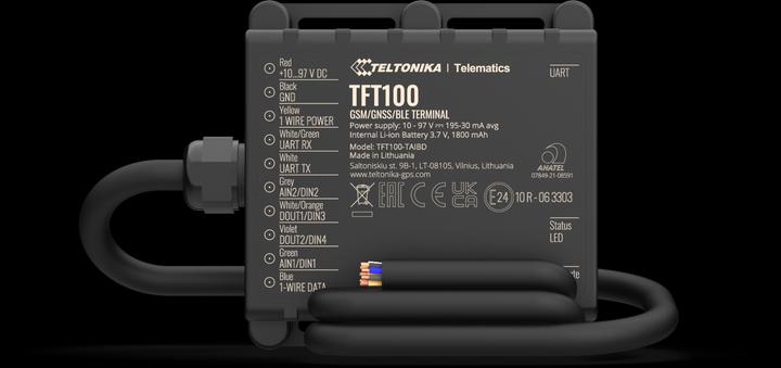 Actual product image Teltonika Tracker SAS - TFT100 - CAN Interface - E-Forklikt Tracker Plus - GSM/GNSS
